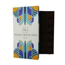 Tablette Venezuela grué de cacao noir 70%