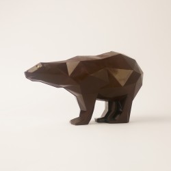 Ours polaire origami Noir